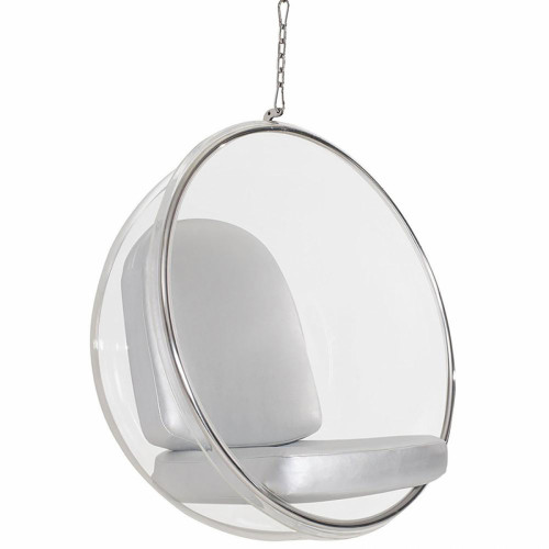 кресло eero aarnio style bubble chair серое в Подольске