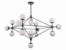 люстра modo 15 black+white черная, белые плафоны в Подольске