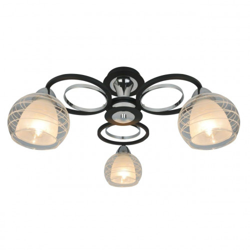 потолочная люстра arte lamp ginevra a1604pl-3bk в Подольске