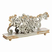 подставка для визиток pewter flower серая в Подольске