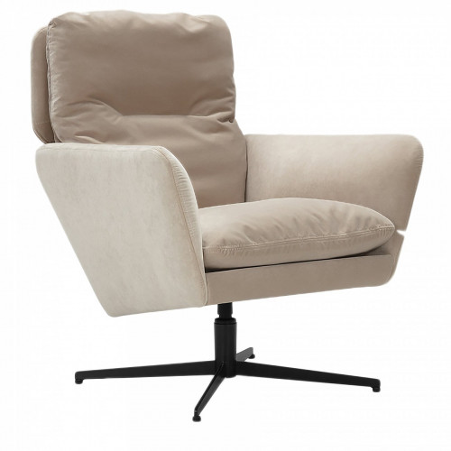 кресло amy с черными ножками молочное в Подольске