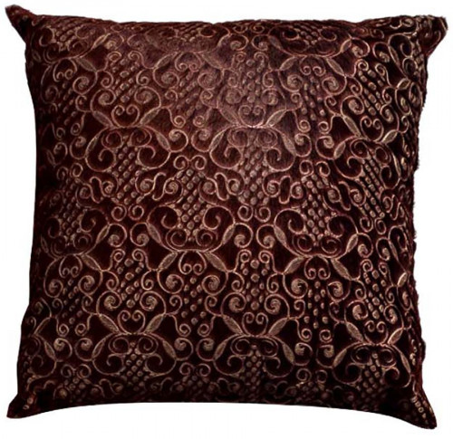 подушка меховая 40*40 ван-гог бордо в Подольске