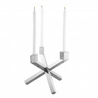 канделябр серебряный на 3 свечи mykonos от eichholtz, 24 см в Подольске