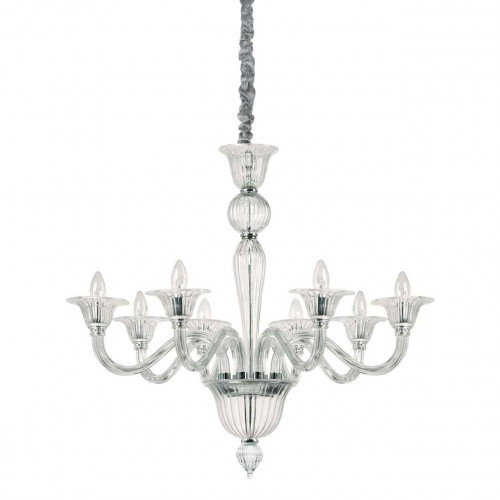 подвесная люстра ideal lux brigitta sp8 trasparente в Подольске