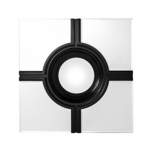 зеркало квадратное черное с декором jagger от eichholtz в Подольске