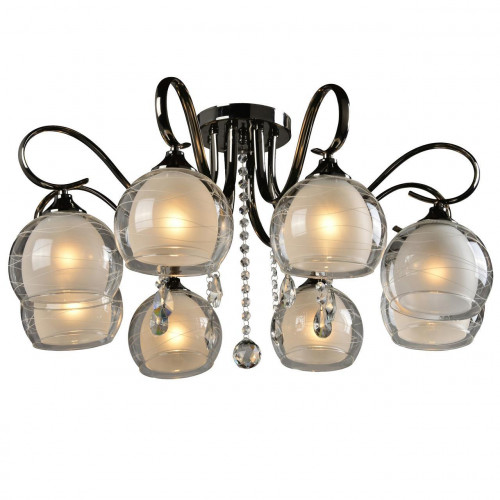 потолочная люстра idlamp merinella 877/8pf-darkchrome в Подольске