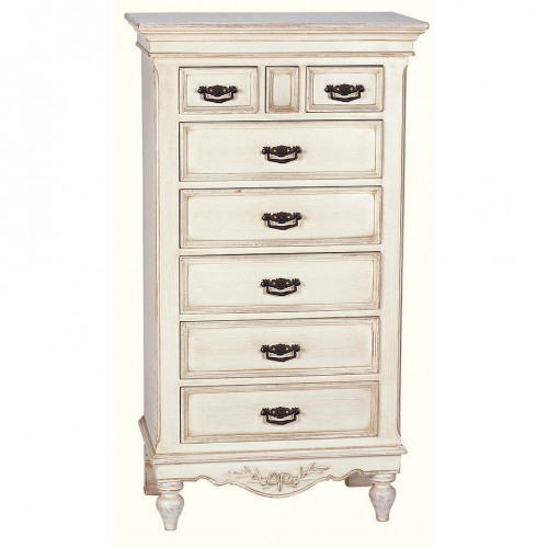 комод высокий с потайным ящичком марсель молочно-белый в Подольске