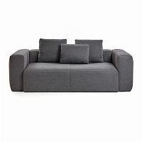 диван blok sofa 2 темно-серый от la forma (ex julia grup) в Подольске
