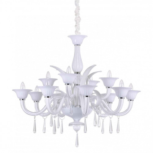 подвесная люстра ideal lux renoir sp12 bianco в Подольске