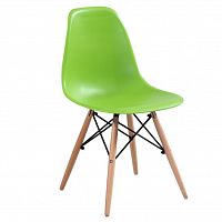 стул деревянный pc-015 зеленый (eames style) в Подольске