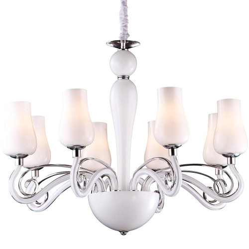 подвесная люстра arte lamp biancaneve a8110lm-8wh в Подольске
