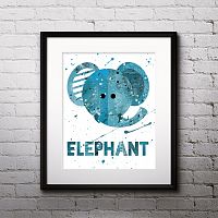 постер elephant а4 в Подольске
