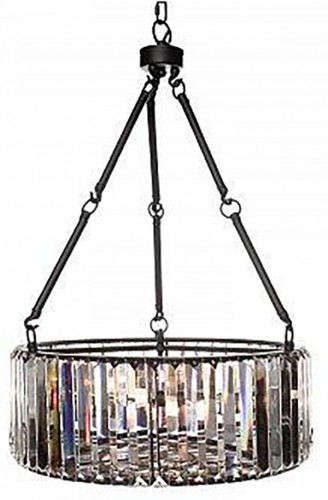 люстра дизайнерская odeon cris черный, стекло в Подольске