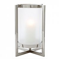 подсвечник серебряный с матовым стеклом beluga l от eichholtz, 46 см в Подольске