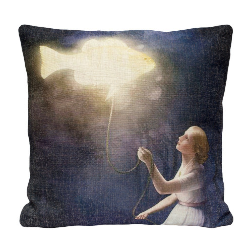 декоративная подушка «золотая рыбка» в Подольске