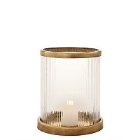 подсвечник стеклянный с латунью harrington s от eichholtz, 27 см в Подольске