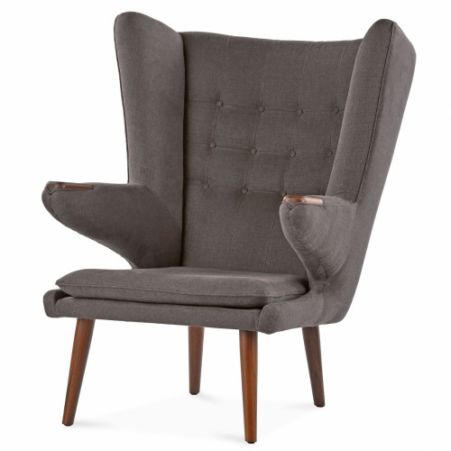 кресло papa bear кашемир темно-серое в Подольске