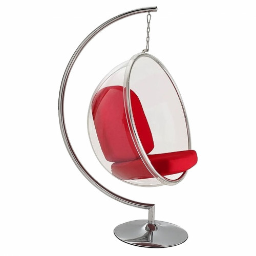 кресло bubble chair with stand красное в Подольске