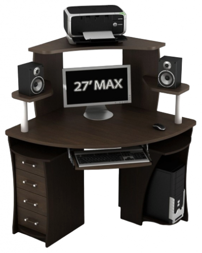 компьютерный стол угловой ная кс-2 сокол с надстройкой кн-1 в Подольске