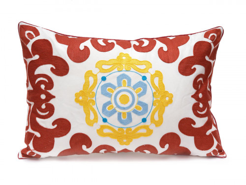 красная декоративная подушка прямоугольная eclectic style в Подольске