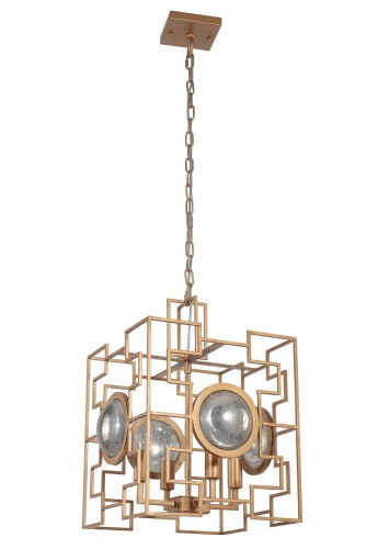 подвесная люстра crystal lux cuento sp4 gold в Подольске