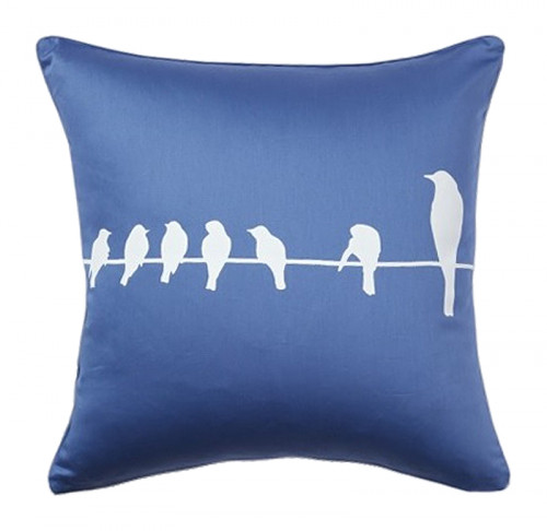 подушка с птичками birdies on a wire diamond-blue в Подольске