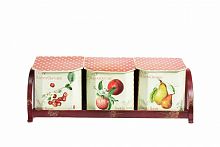 набор емкостей для хранения на подставке fruits в Подольске