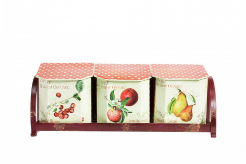 набор емкостей для хранения на подставке fruits в Подольске