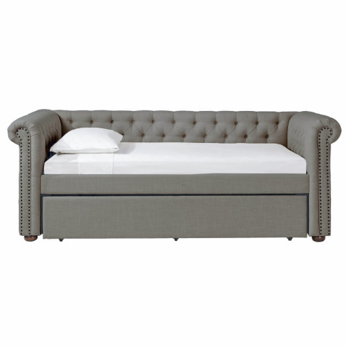 диван-кровать подростковый 140х200 серый chelsy в Подольске