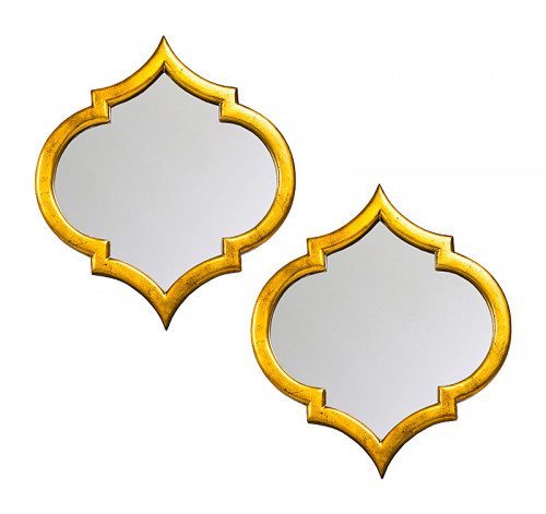 комплект зеркал настенных золото доминик, 2 штуки в Подольске