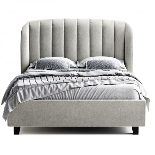 кровать двуспальная 160х200 серая tulip в Подольске