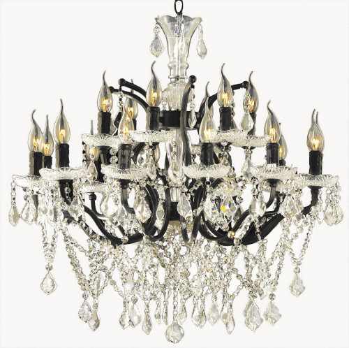 люстра avensis антик чёрная, прозрачная в Подольске