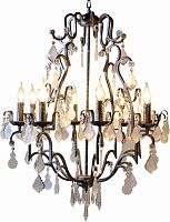 люстра palla чёрная, прозрачная в Подольске